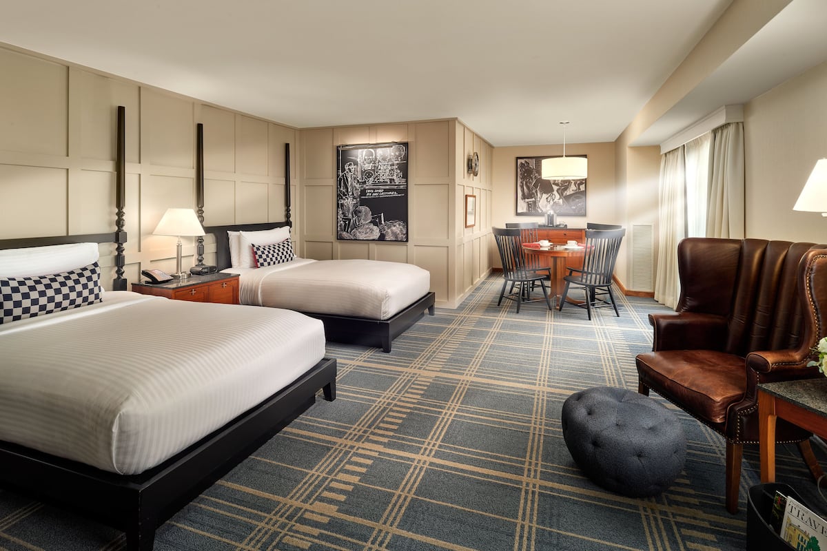 suite, 2 double beds (fellows suite / rollaway on request) | 1 bedroom, premium bedding, down duvets, minibar