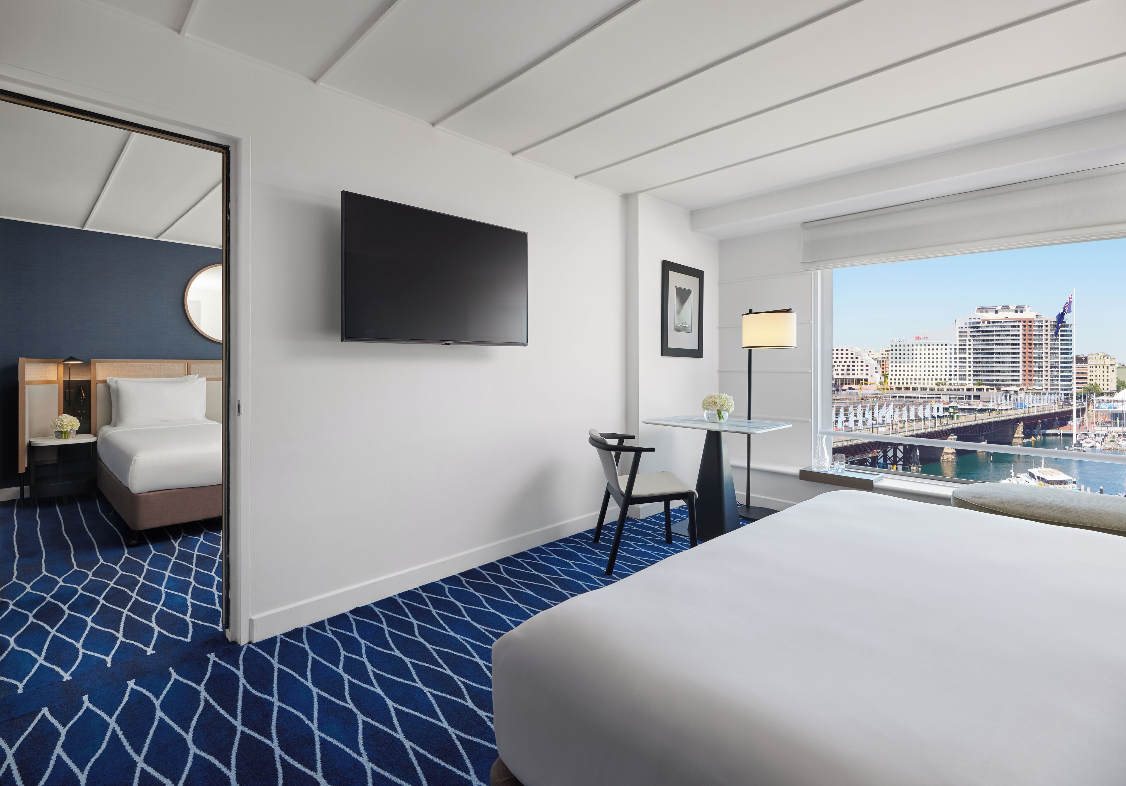 Family Room, Harbour View (DARLING 1 KING + 2 TWIN BEDS)