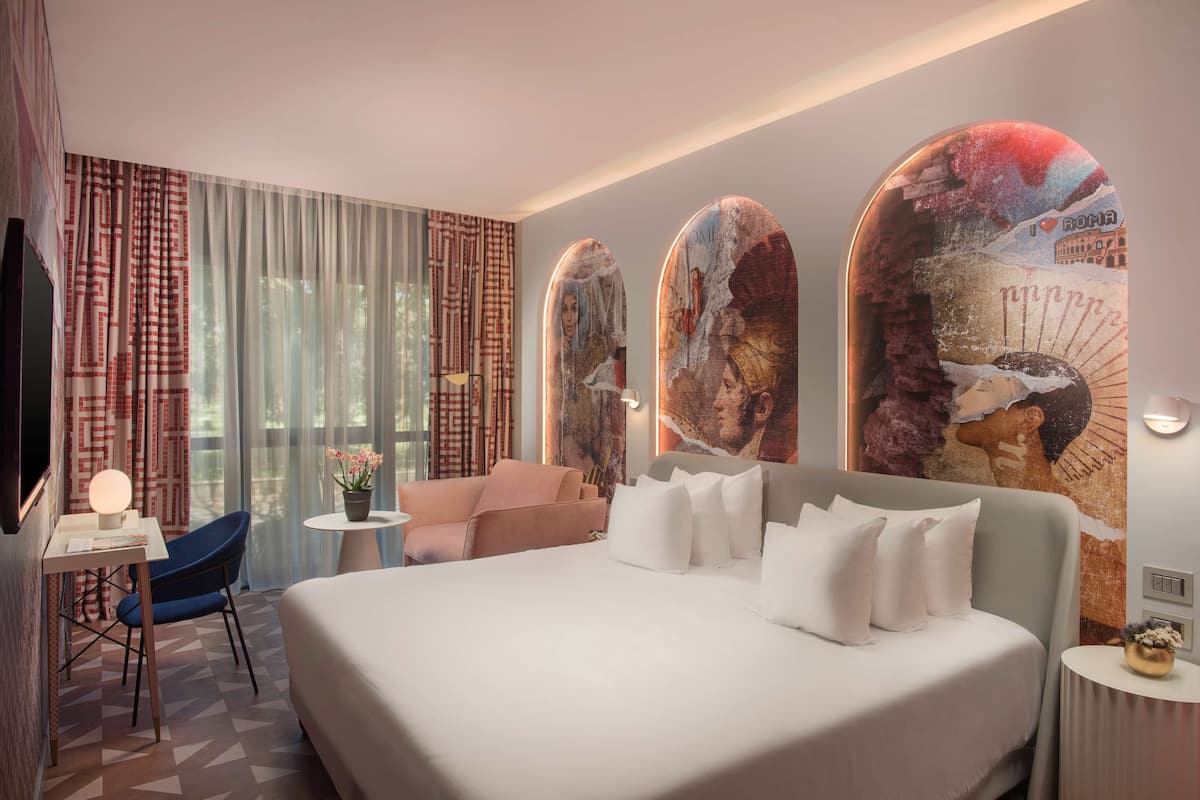 Ropa de cama de alta calidad y minibar