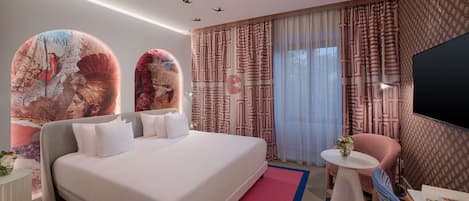 Premium bedding, minibar, in-room safe, desk