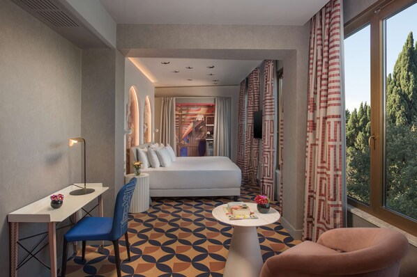 Biancheria da letto di alta qualità, minibar, una cassaforte in camera