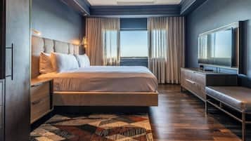 1 bedroom, premium bedding, down duvets, Tempur-Pedic beds