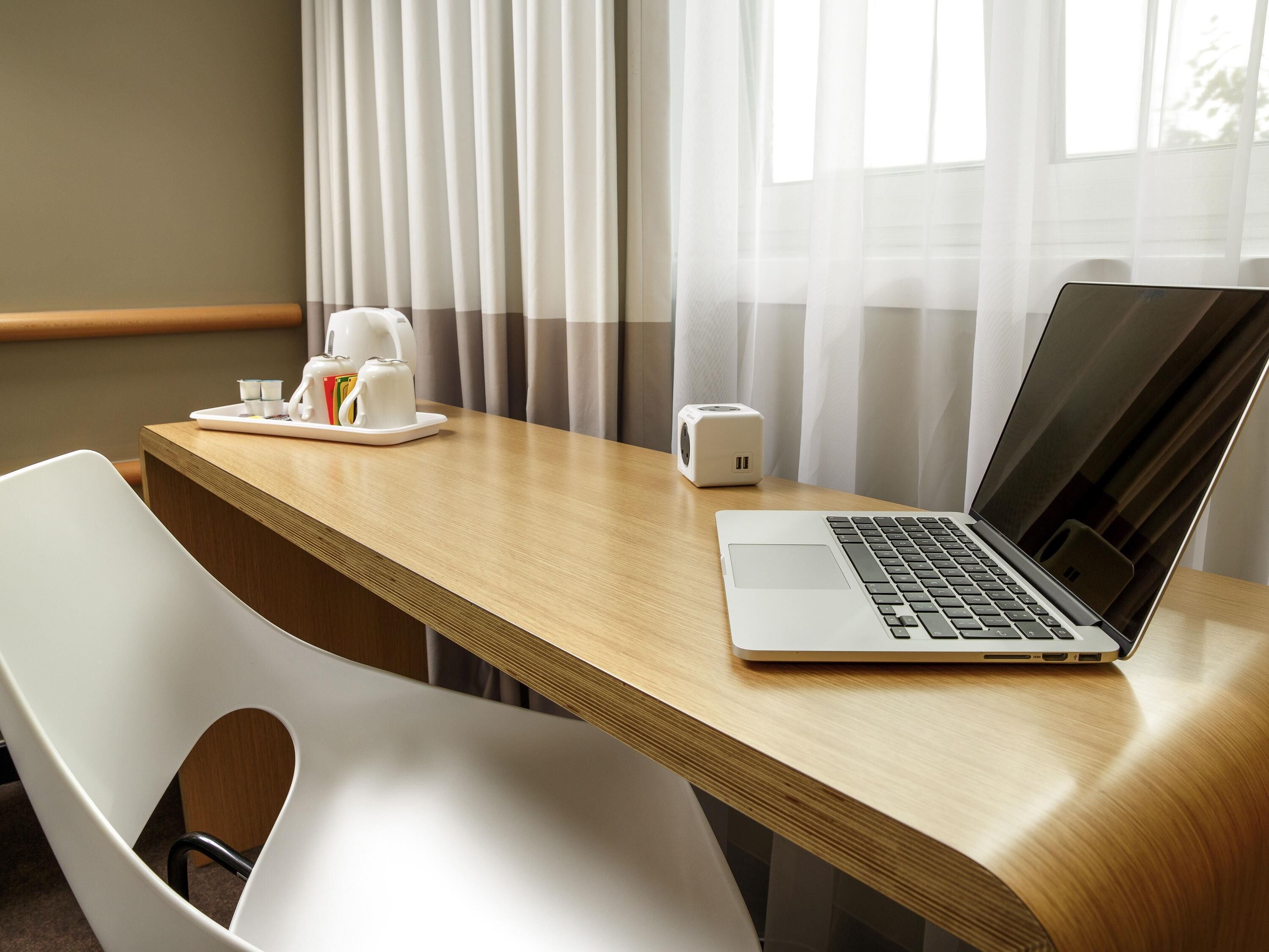 family room (sweet room by ibis) | in-room safe, desk, soundproofing, iron/ironing board