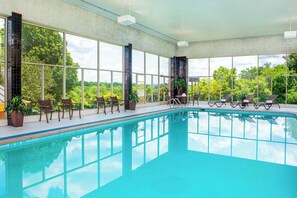 Indoor pool, seasonal outdoor pool, free pool cabanas, pool loungers