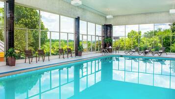 Indoor pool, seasonal outdoor pool, free pool cabanas, pool loungers