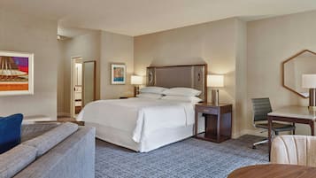 Junior Suite, 1 King Bed with Sofa bed, Corner (Balcony) | Premium bedding, pillowtop beds, in-room safe, desk