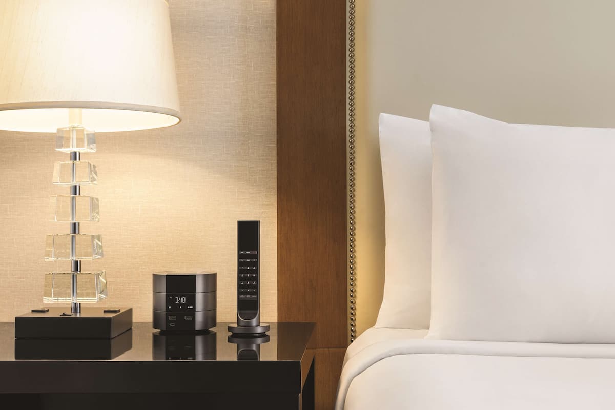 Premium bedding, down comforters, in-room safe, desk