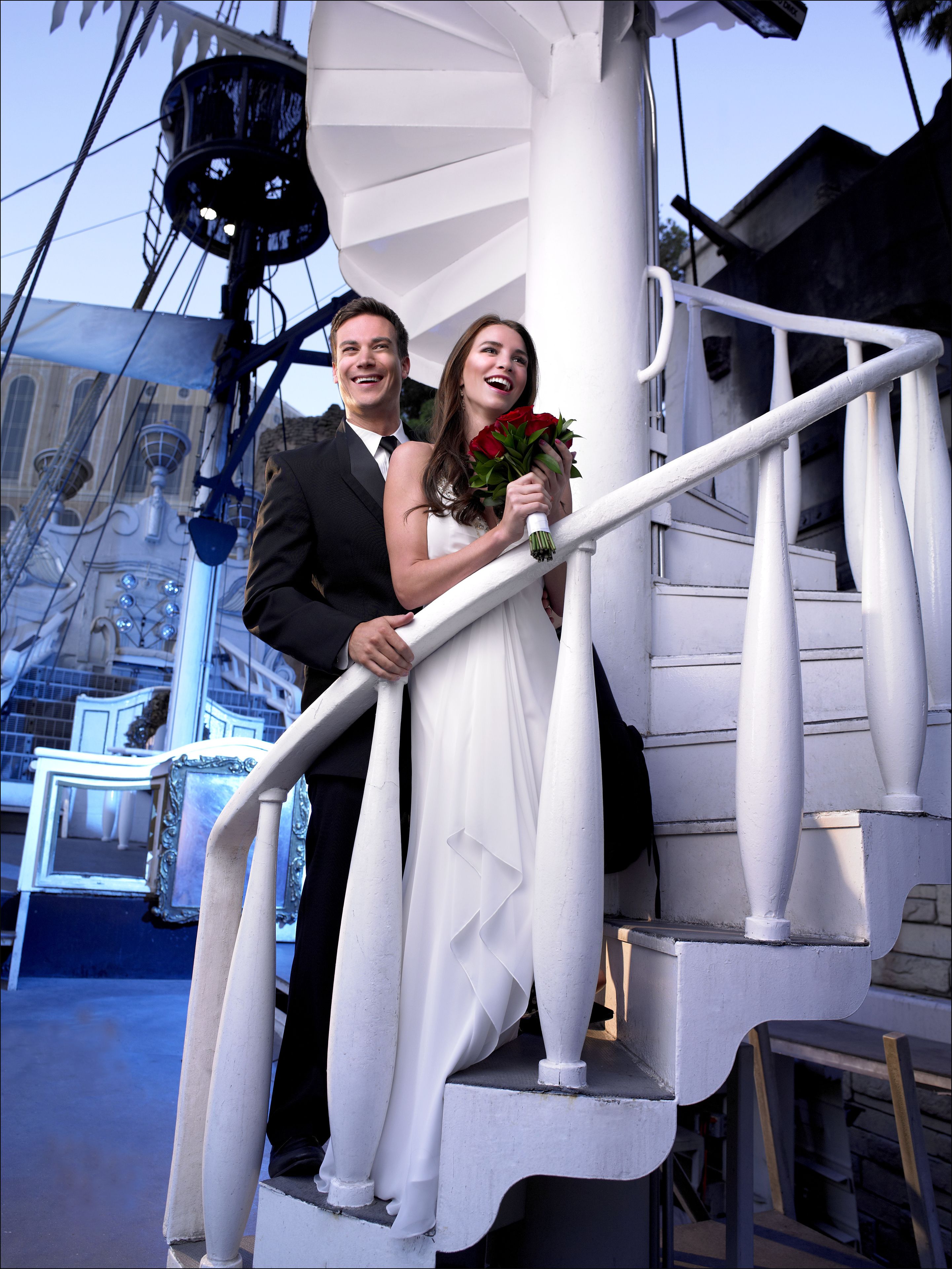 outdoor wedding area