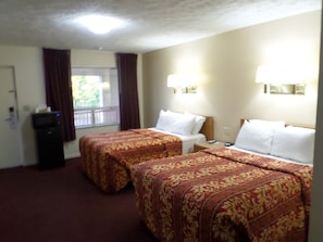 Deluxe Room, 2 Queen Beds, Smoking, Refrigerator & Microwave