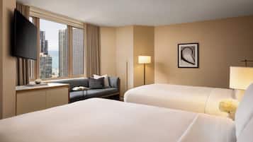 Premium bedding, down duvets, pillow-top beds, minibar
