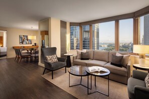 Millennium Suite, 2 Bedrooms, 1 King Bed Each, Lounge Access, Breakfast, Canapes, Private Concierge | Premium bedding, down comforters, pillowtop beds, minibar