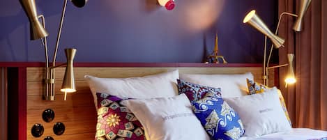 Hypo-allergenic bedding, free minibar, individually decorated
