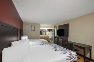 遮光窗帘、免费婴儿床、免费 WiFi、床单