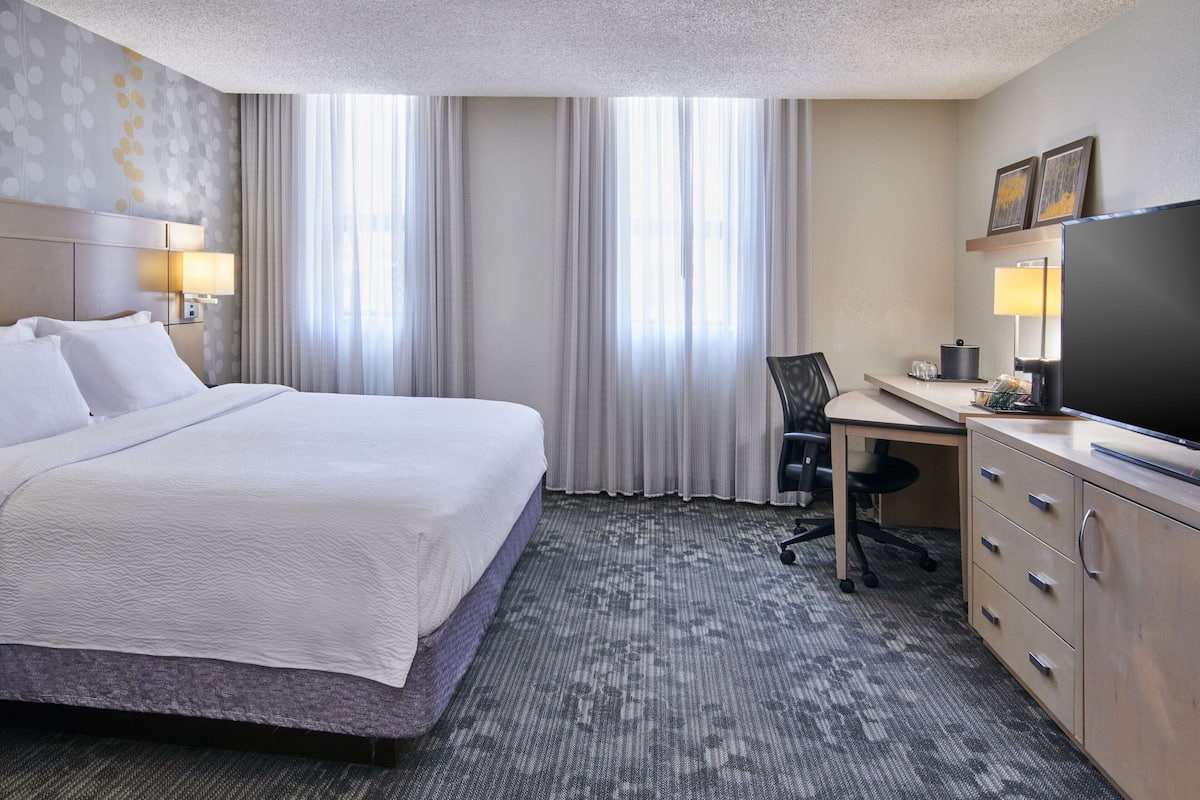 1 habitación y ropa de cama de alta calidad