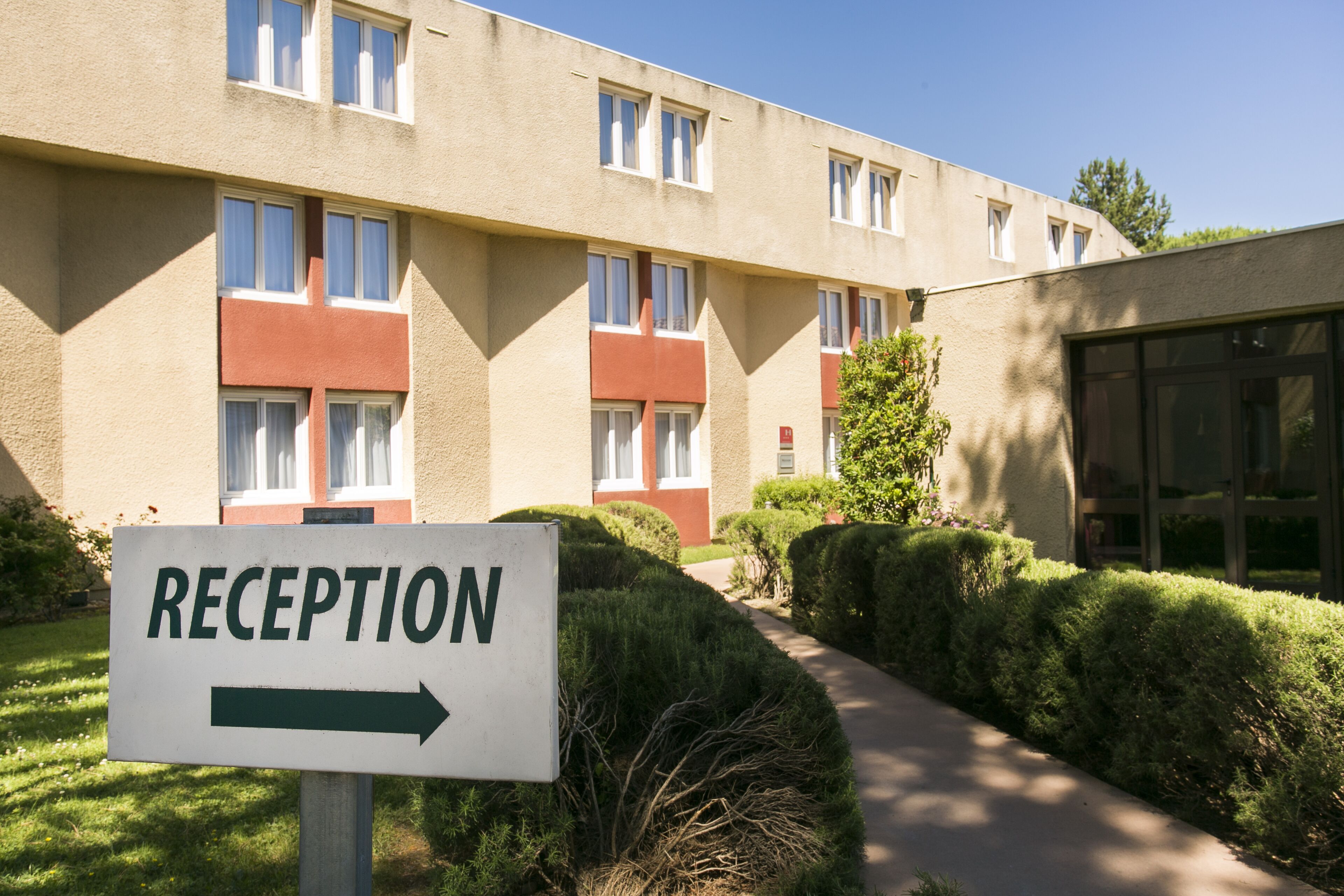 Voorkant van accommodatie