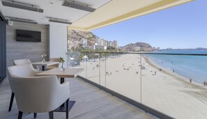 Lunch, dinner served; Mediterranean cuisine, sea views