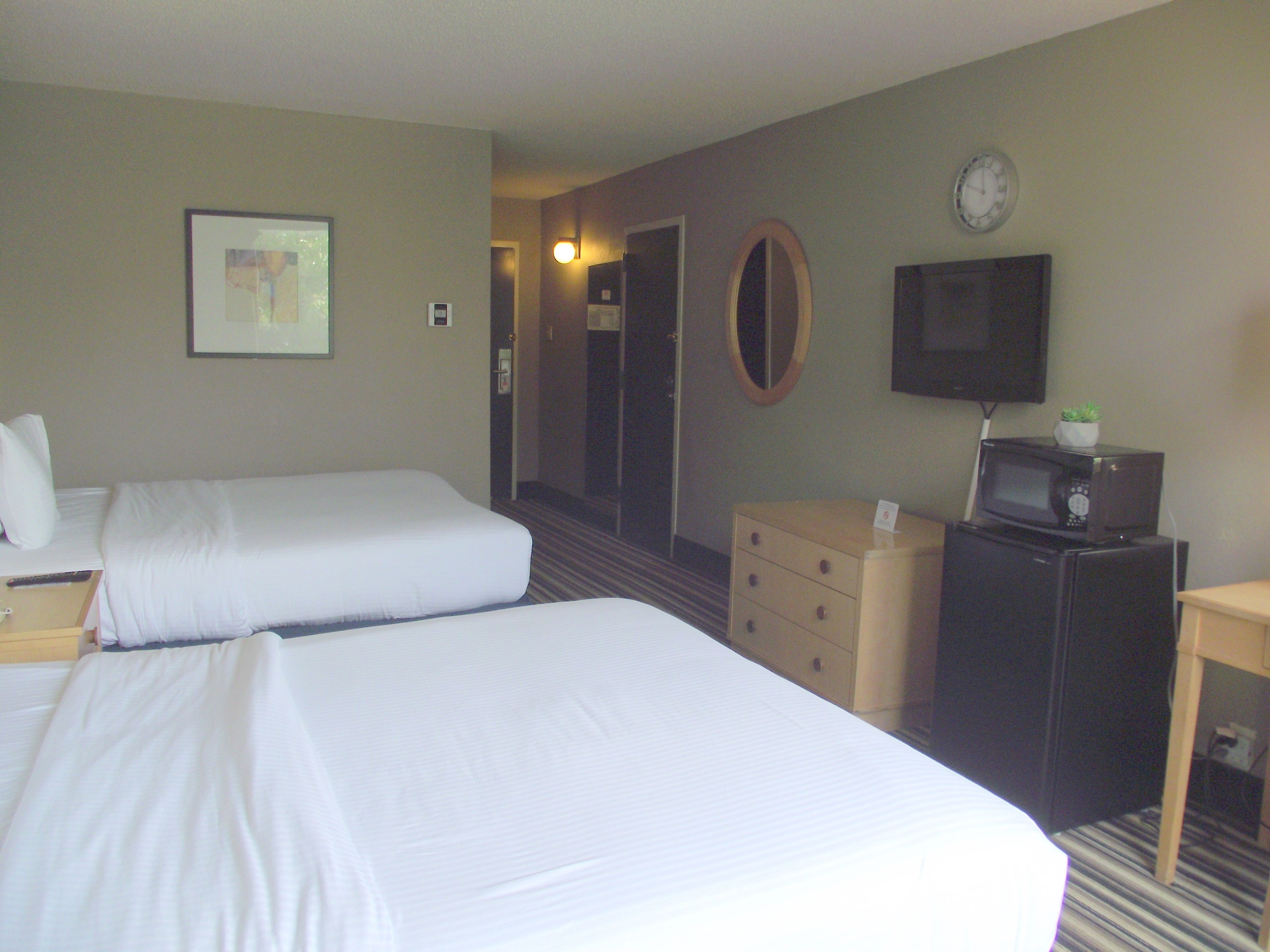 superior room, 2 queen beds, non smoking | 1 bedroom, desk, laptop workspace, blackout curtains