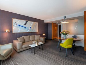 Suite, 1 King Bed (Prestige) | Premium bedding, Select Comfort beds, minibar, in-room safe - Sofitel Luxembourg Europe (Luxembourg City)