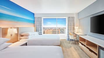 1 bedroom, Egyptian cotton sheets, premium bedding, down comforters