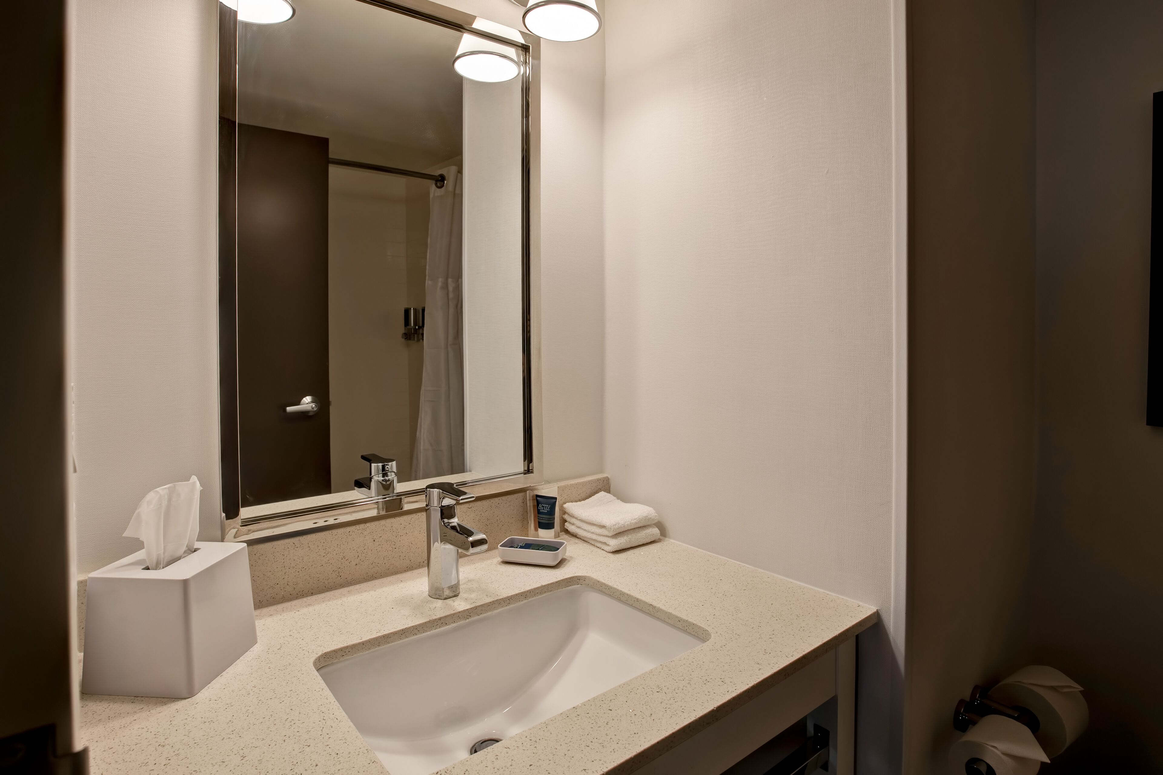 客房, 1 张特大床, 无烟房 (Balcony) | 浴室 | 免费洗浴用品、吹风机、毛巾