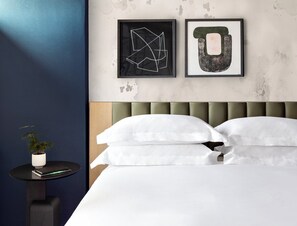 Quarto, 2 camas Queen | Roupas de cama premium