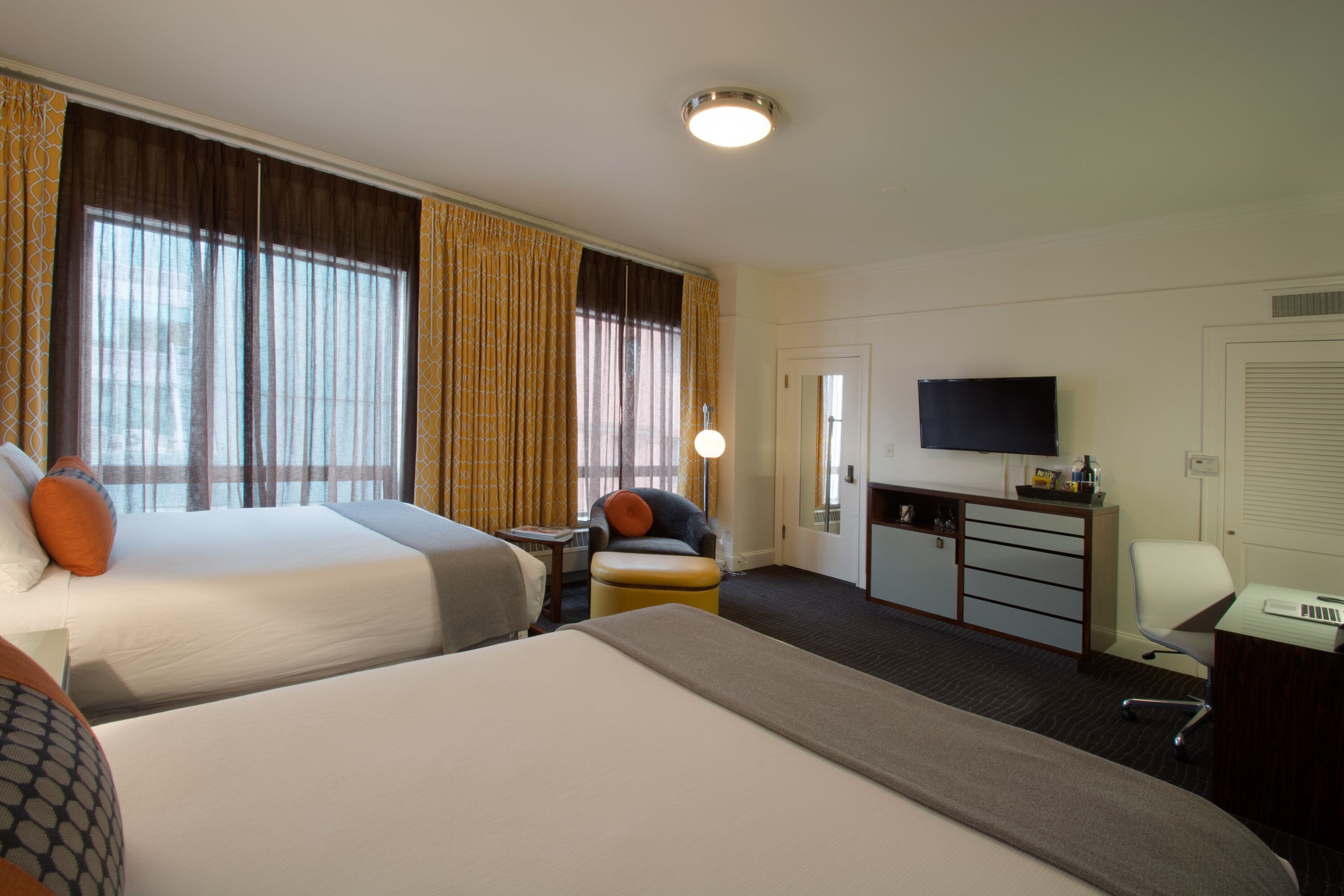 premium bedding, down duvets, pillow-top beds, in-room safe