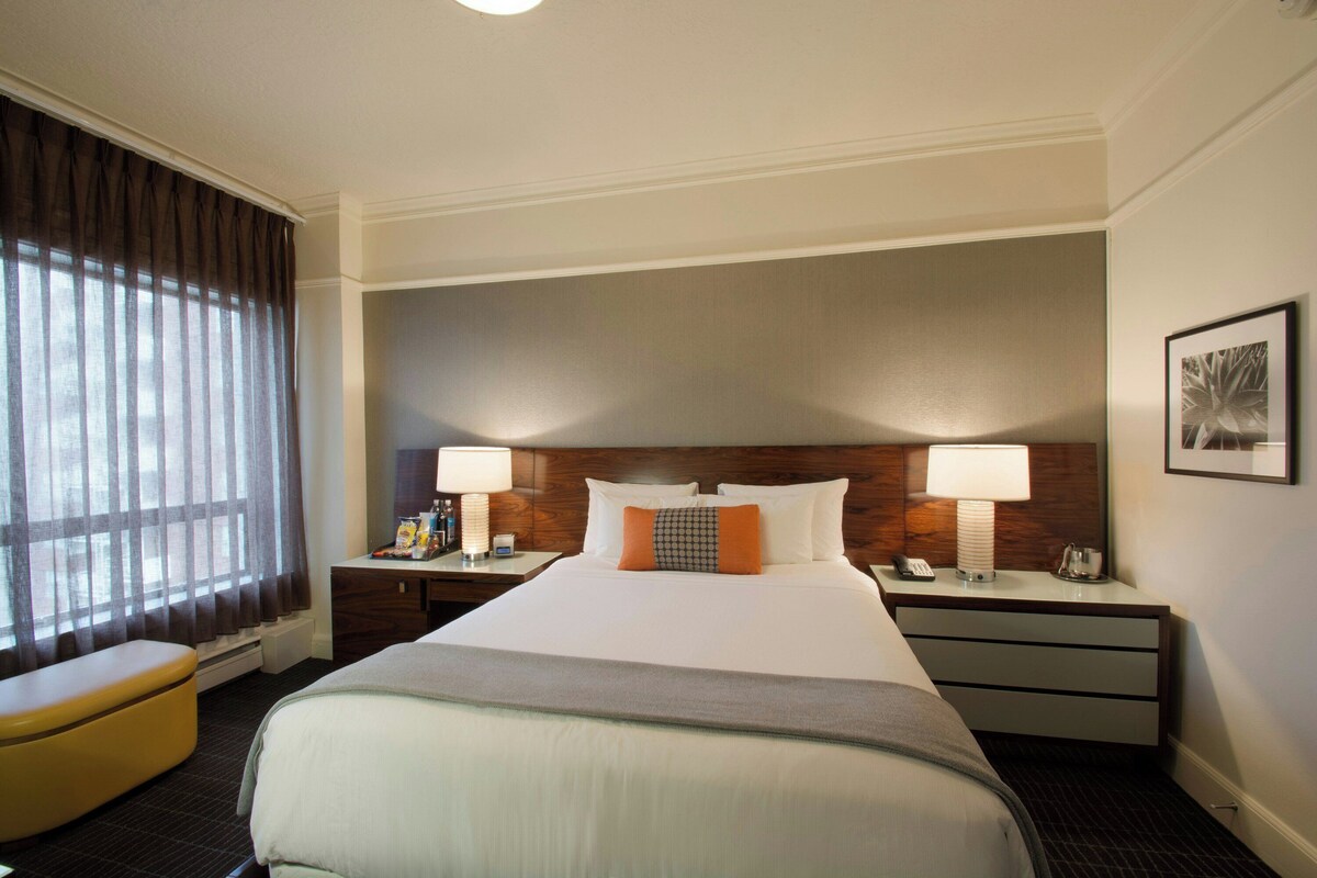 Premium bedding, down duvets, pillow-top beds, in-room safe