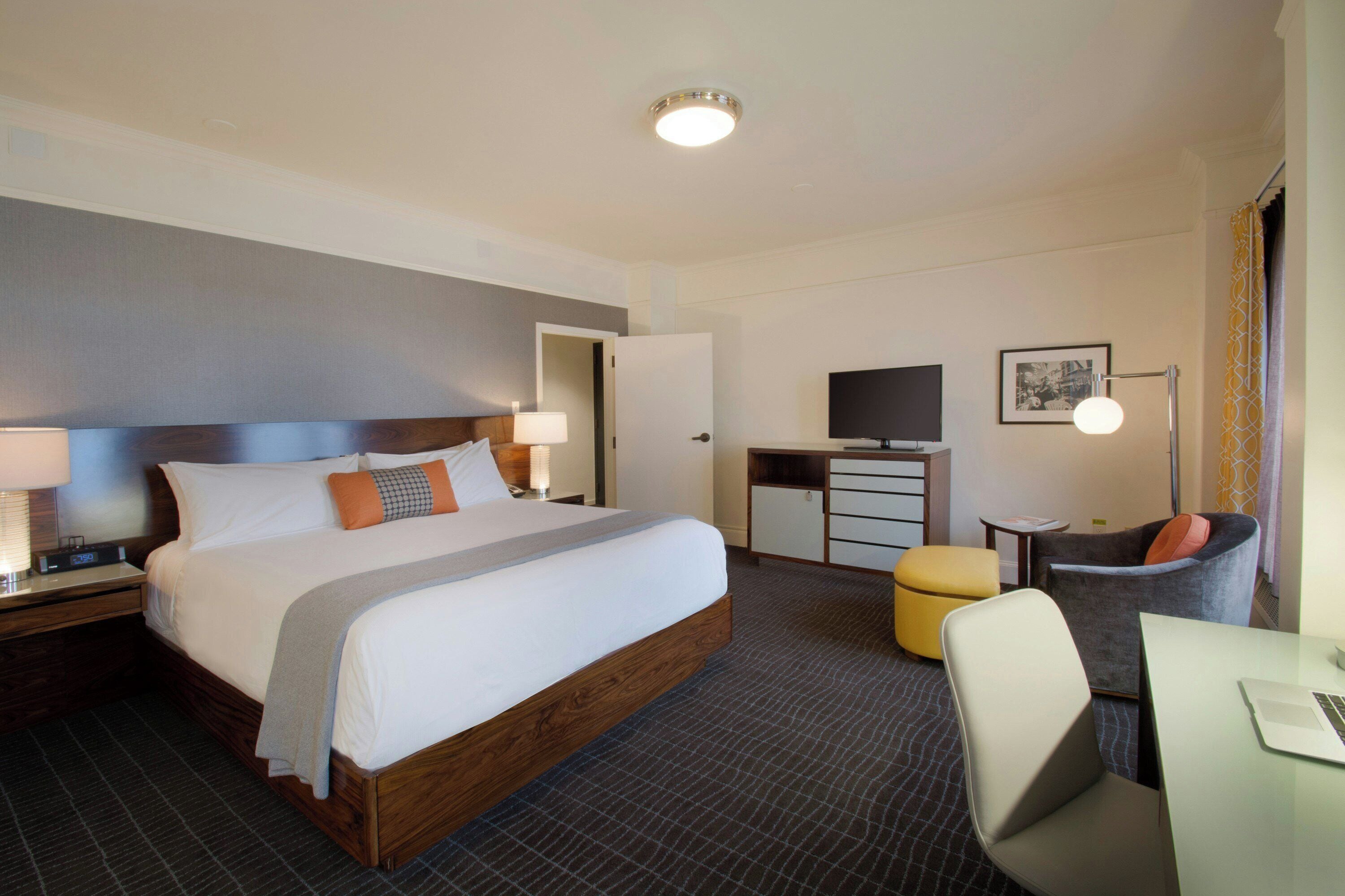 Suite | Premium bedding, down comforters, pillowtop beds, in-room safe