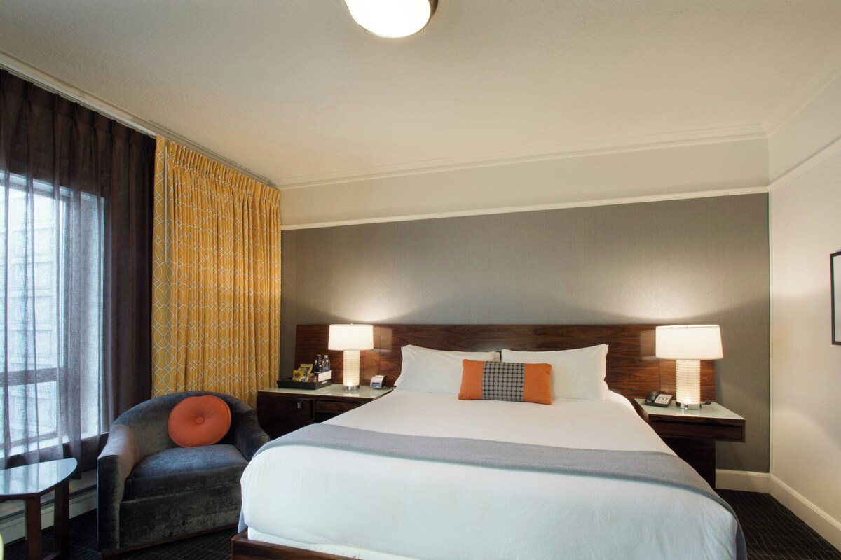 Premium bedding, down duvets, pillow-top beds, in-room safe
