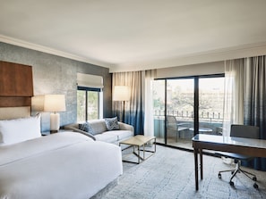 Suite, 1 King Bed, Corner | Down duvets, pillow-top beds, in-room safe, desk