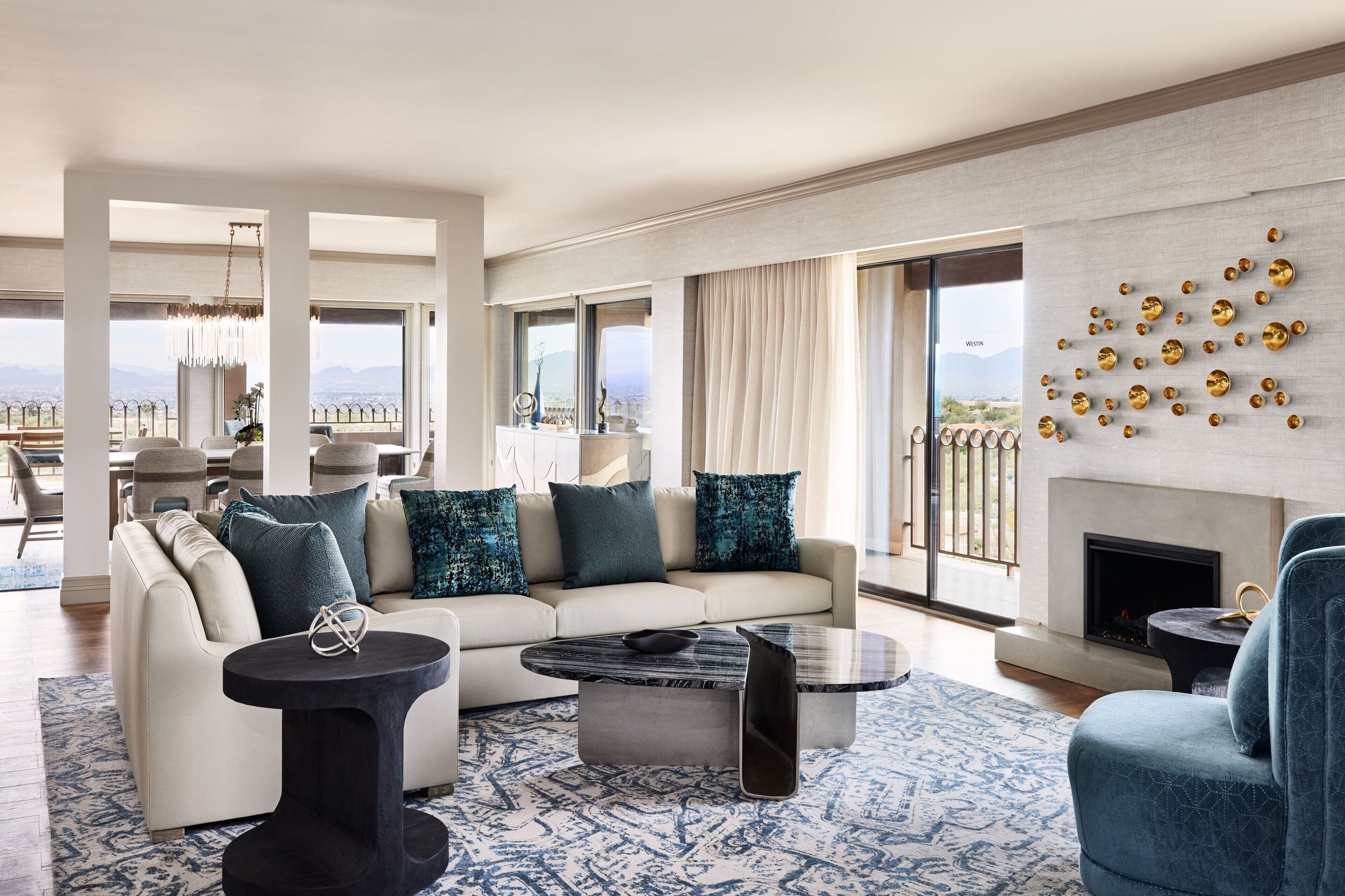 Down comforters, pillowtop beds, in-room safe, desk