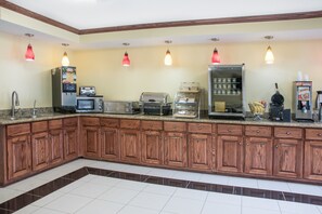 Free daily on-the-go breakfast