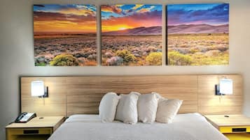 Premium bedding, in-room safe, desk, laptop workspace