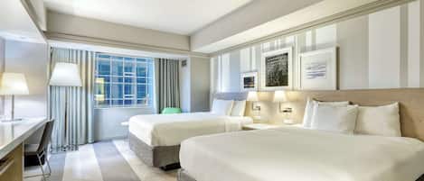 Egyptian cotton sheets, premium bedding, down duvets, in-room safe