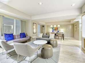 Suite, 1 King Bed (Luxury) | Egyptian cotton sheets, premium bedding, down comforters, in-room safe