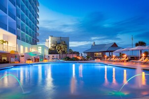 Indoor pool, 2 outdoor pools, open 8:00 AM to 11:00 PM, pool umbrellas