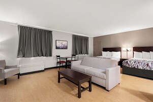 Suite, 2 Queen Beds, Non Smoking, Kitchenette | 1 bedroom, in-room safe, desk, laptop workspace