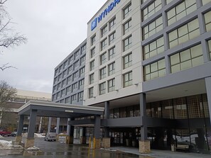 Façana frontal de l'allotjament