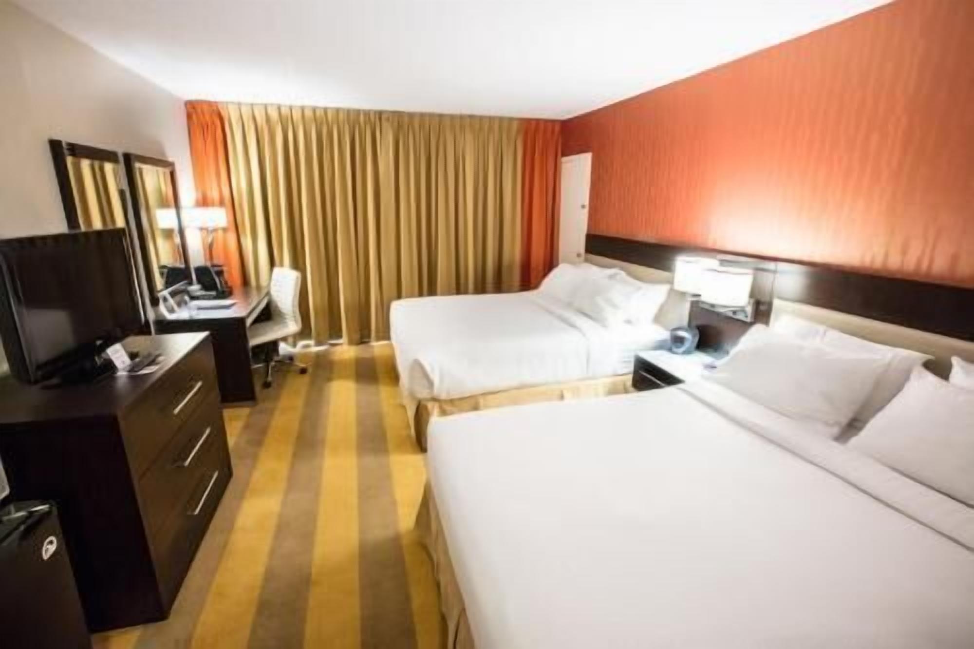 Premium bedding, desk, blackout curtains, iron/ironing board