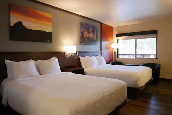 Superior Room, 2 Queen Beds, Non Smoking | In-room safe, iron/ironing board, free WiFi, bed sheets