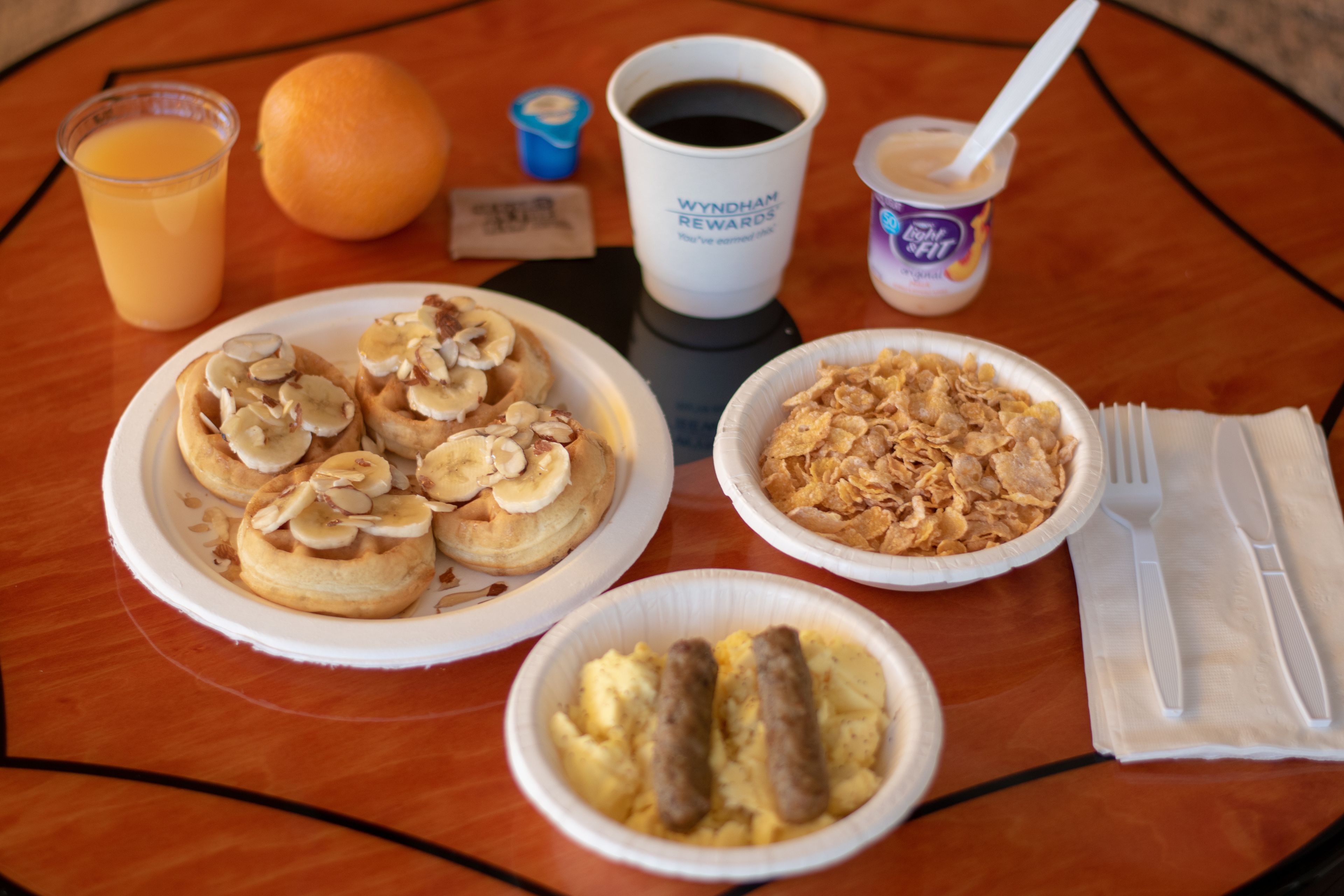 free daily on-the-go breakfast