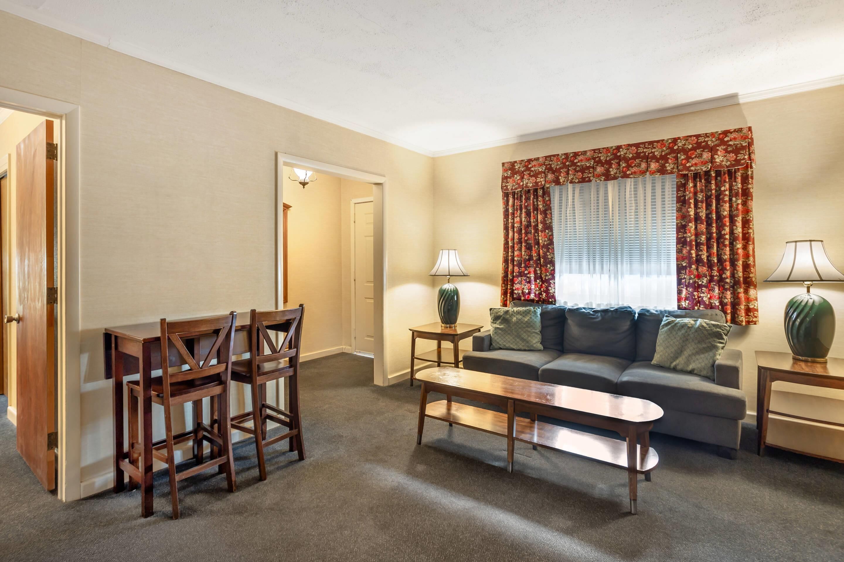 in-room safe, desk, blackout curtains, iron/ironing board