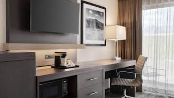 Suite, 1 King Bed with Sofa bed, Non Smoking | Pillowtop beds, in-room safe, iron/ironing board, free cribs/infant beds