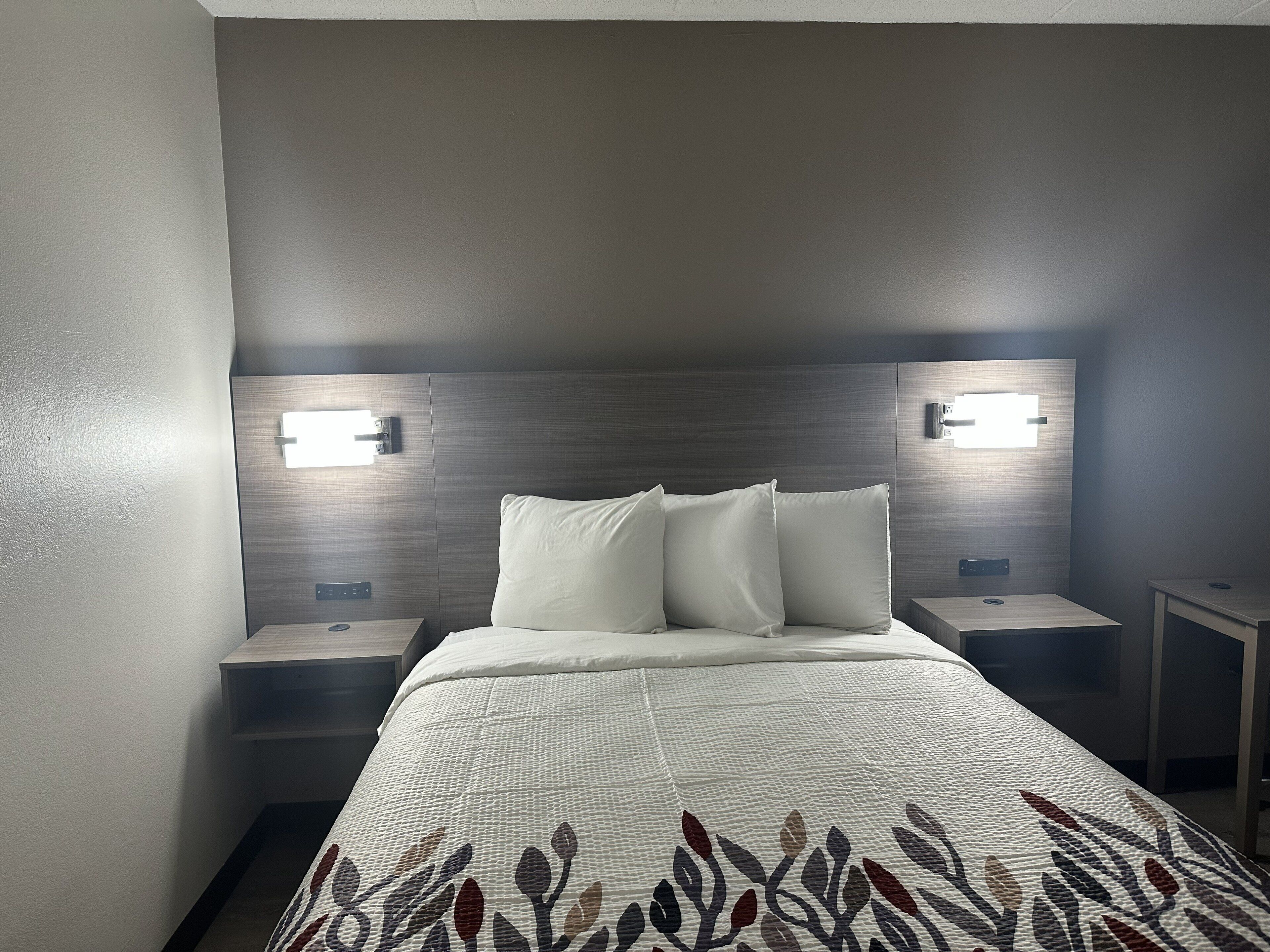 Desk, iron/ironing board, free WiFi, bed sheets