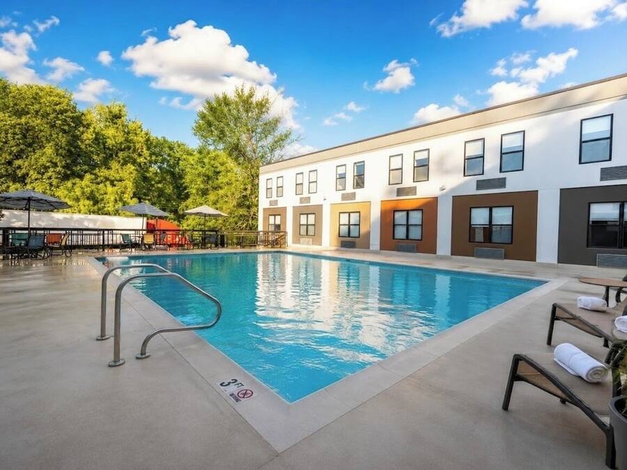 Seasonal outdoor pool