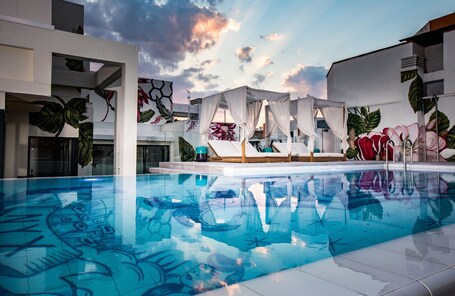 Piscina en la azotea