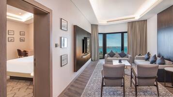 Hypo-allergenic bedding, pillow-top beds, minibar, in-room safe