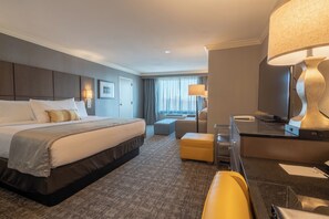 Phòng Deluxe, 1 giường cỡ king và sofa giường, không hút thuốc, lò vi sóng | Bàn, khu vực làm việc phù hợp cho laptop, màn/rèm cản sáng 