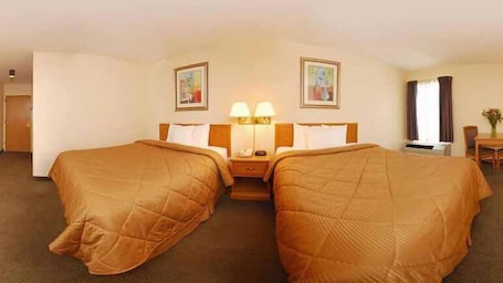 Standard Room, 2 Queen Beds, Non Smoking | Premium bedding, rollaway beds, free WiFi, bed sheets