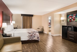 Superior-Zimmer, 1 King-Bett und Schlafsofa, Nichtraucher | Schreibtisch, Verdunkelungsvorhänge, Bügeleisen/Bügelbrett